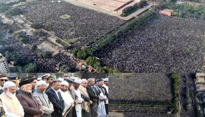 সংসদ প্লাজায় খালেদা জিয়ার জানাজা!