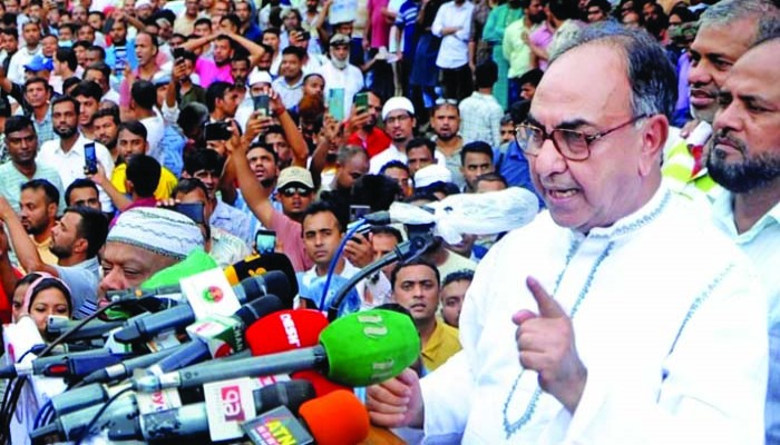 জনগণ দীর্ঘদিন এই সরকারকে মানবে না : মির্জা আব্বাস