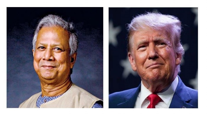 ট্রাম্পকে প্রফেসর ড. মুহাম্মদ ইউনূসের অভিনন্দন
