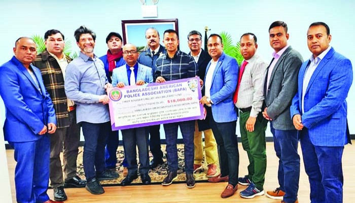 বাংলাদেশে বন্যার্তদের জন্য বাপার ২২ লাখ টাকার অনুদান