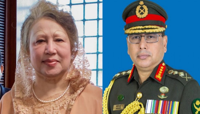 খালেদা জিয়ার সঙ্গে সেনাপ্রধান জেনারেল ওয়াকার-উজ-জামানের সাক্ষাৎ খালেদা জিয়ার সঙ্গে সেনাপ্রধান জেনারেল ওয়াকার-উজ-জামানের সাক্ষাৎ