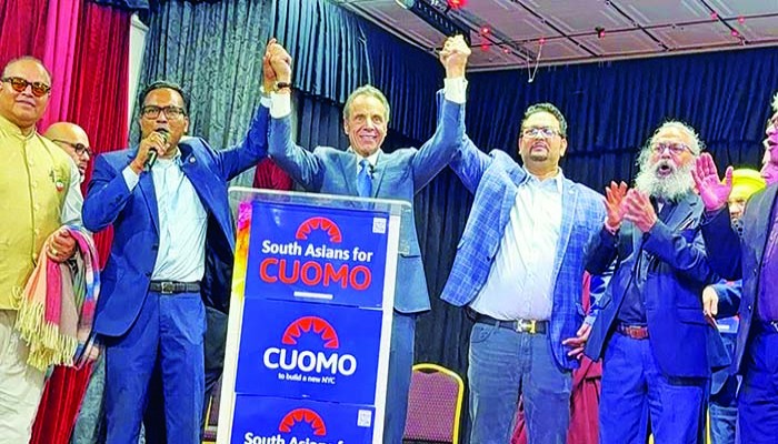 কুইন্সে ‘সাউথ এশিয়ানস ফর কুমো’ বর্ণাঢ্য র্যালি অনুষ্ঠিত কুইন্সে ‘সাউথ এশিয়ানস ফর কুমো’ বর্ণাঢ্য র্যালি অনুষ্ঠিত