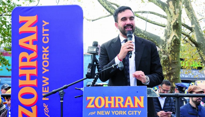 ঐতিহাসি জয়ে মুসলিম মেয়র মামদানি