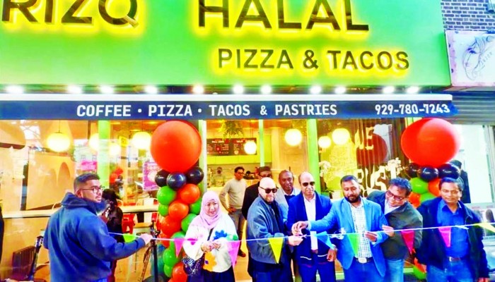 জ্যাকসন হাইটসে রিজিক হালাল পিজ্জা অ্যান্ড ট্যাকোর উদ্বোধন