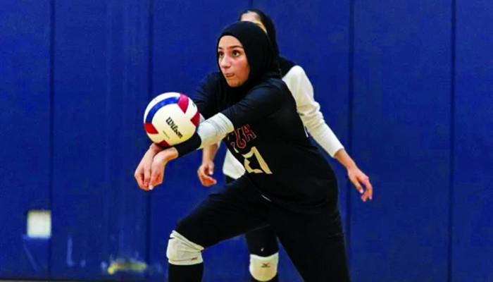 হিজাব পরে মেয়েরা ভলিবল খেলায় ইতিহাস গড়লো