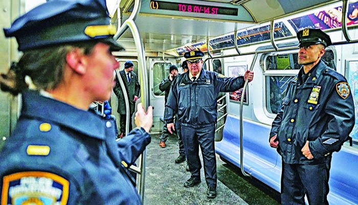 এনওয়াইপিডির রাতের ওভারটাইম সাবওয়ের নিরাপত্তায় ৭৭ মিলিয়ন ডলার বহাল