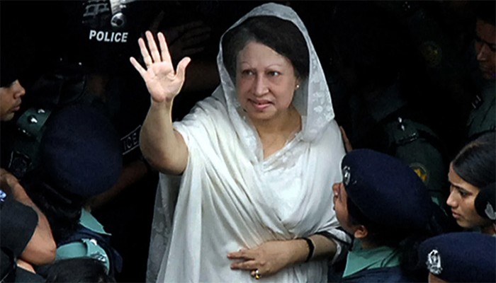 খালেদা জিয়ার ৫ বার কারাবরণ