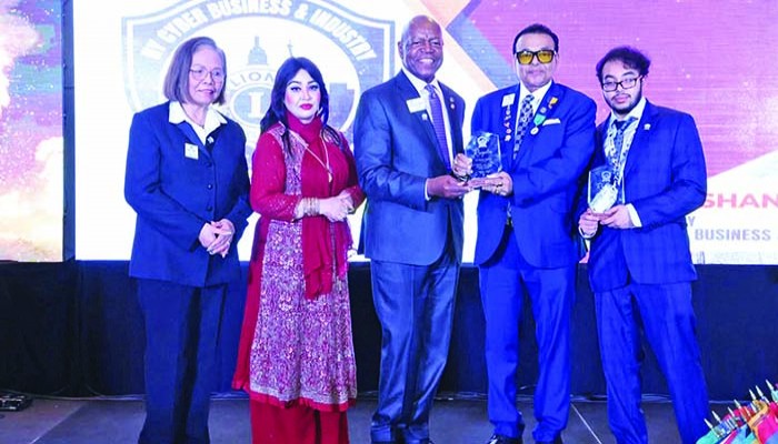 নিউইয়র্ক সাইবার বিজনেস অ্যান্ড ইন্ডাস্ট্রি লায়ন্স ক্লাবের অভিষেক ও চার্টার নাইট