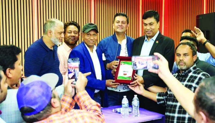 যুবদলের কেন্দ্রীয় কমিটির সহ-সভাপতি আবু সাইদ আহমদকে সংবর্ধনা